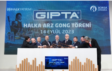  Borsa İstanbul’da gong Gıpta Ofis Kırtasiye ve Promosyon Ürünleri İmalat Sanayi A.Ş. için çaldı 